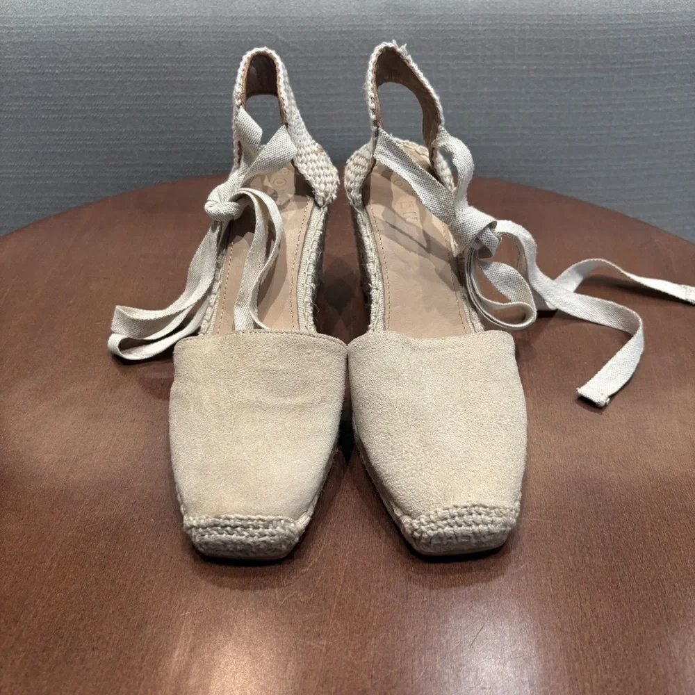 Boden Cassie Espadrille Wedges, Size 40/‎ US 9